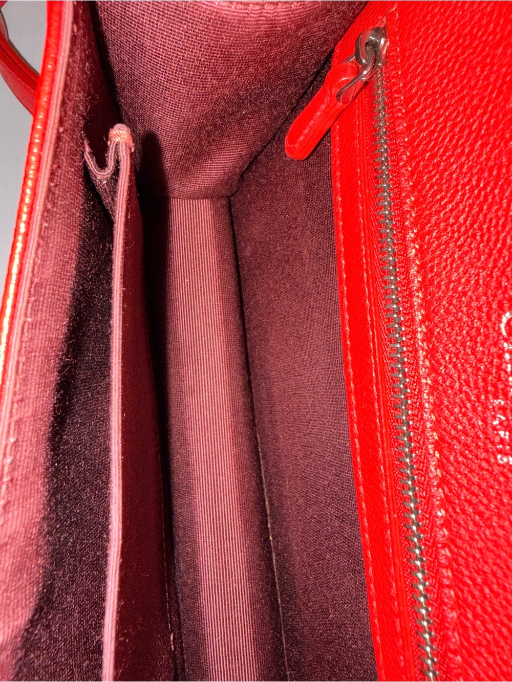 Dior Diorama Red Leather Purse - Picture 8 of 15